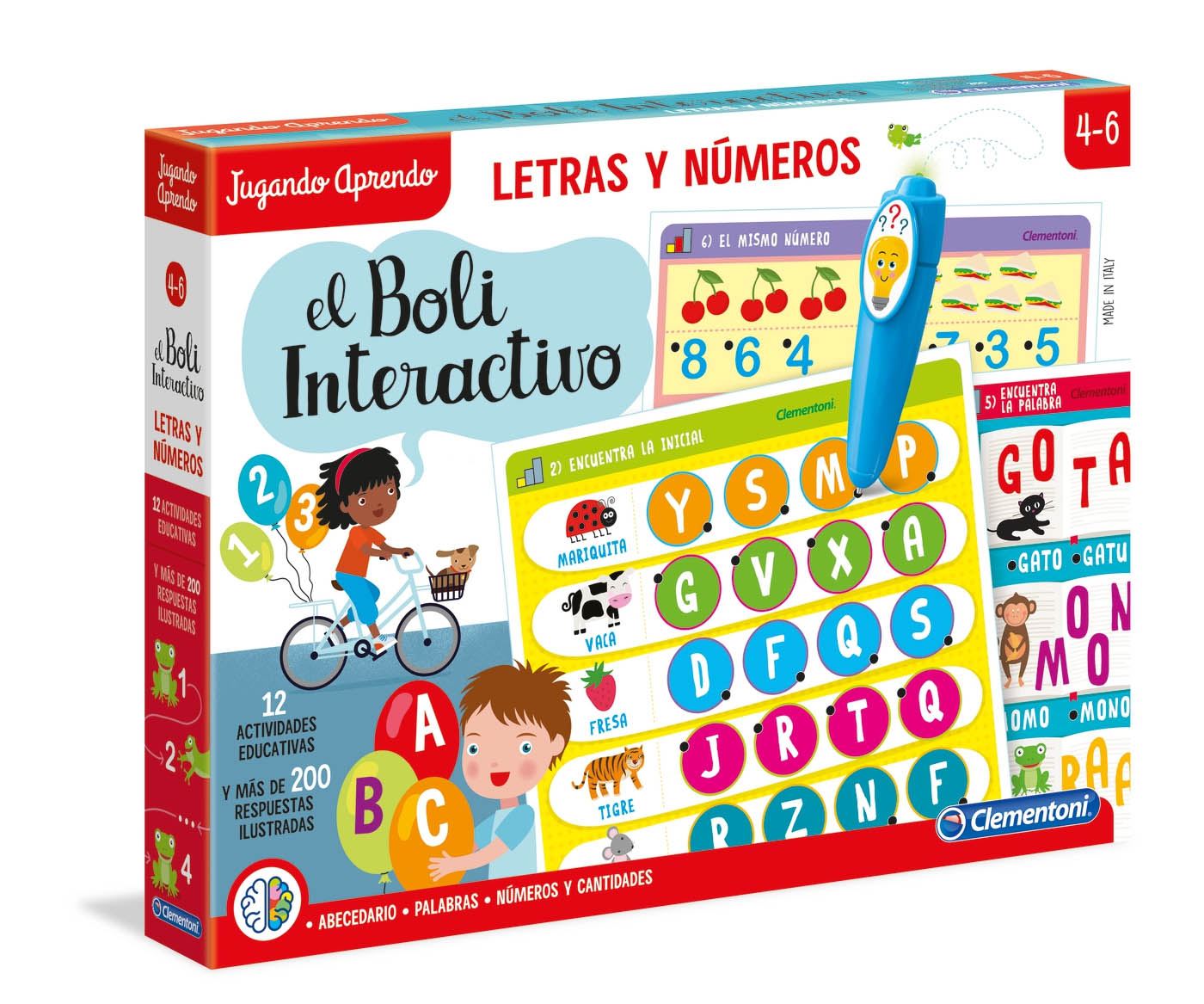 boli interactivo letras y numeros