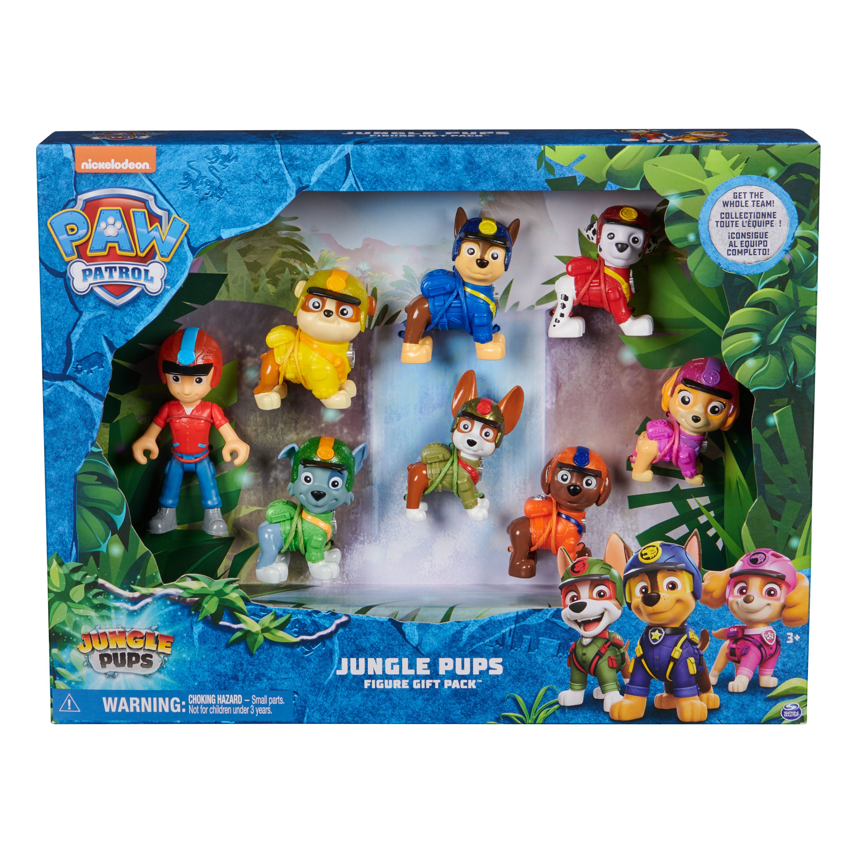 paw patrol gift pack figuras jungle ( spin master - 6068184 )