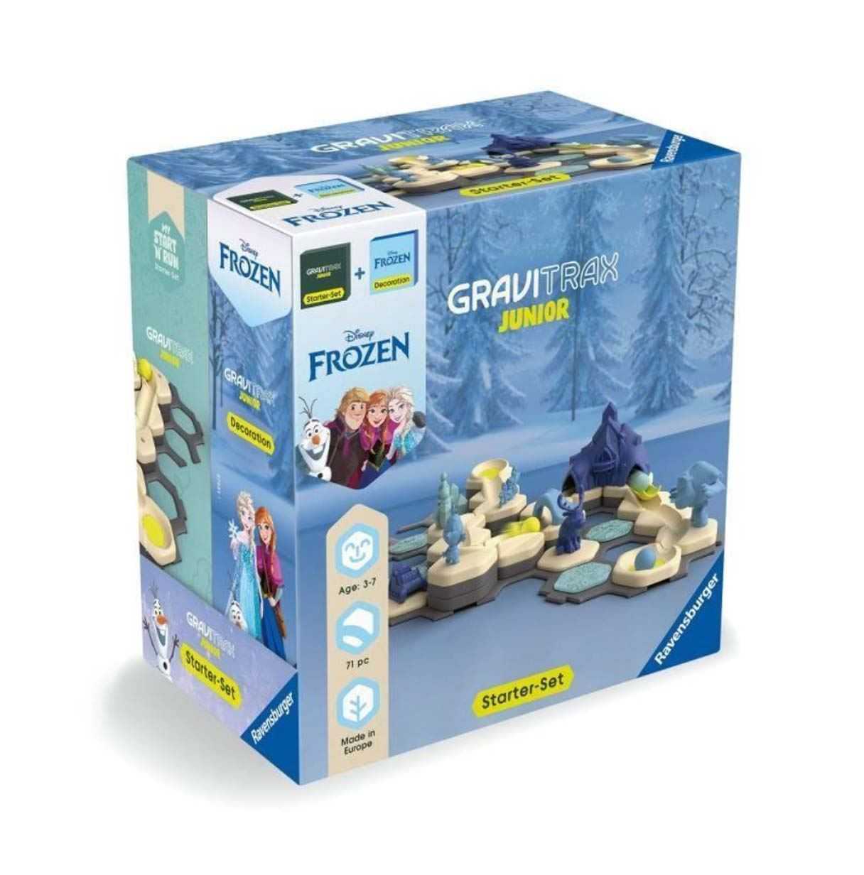 gravitrax junior starter set frozen (ravensburger - 73385)