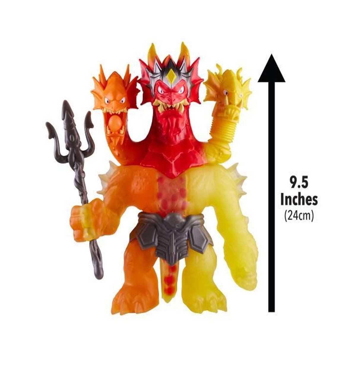 goo jit zu figura king hydra lava fury (bandai - co42948)