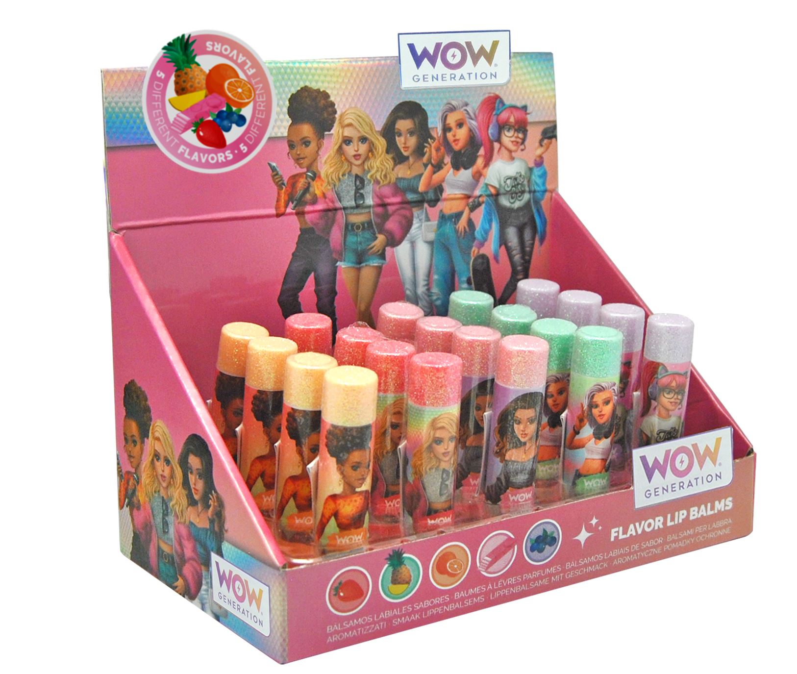 wow generation balsamos labiales (kids licensing - wow00011)