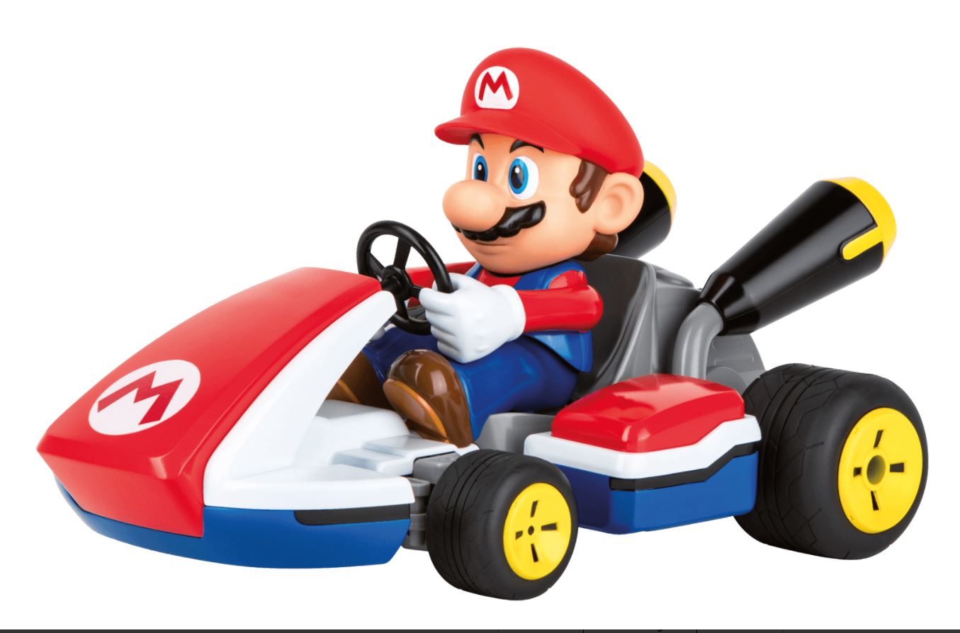 carrera coche r/c.mario kart 1:16 2,4