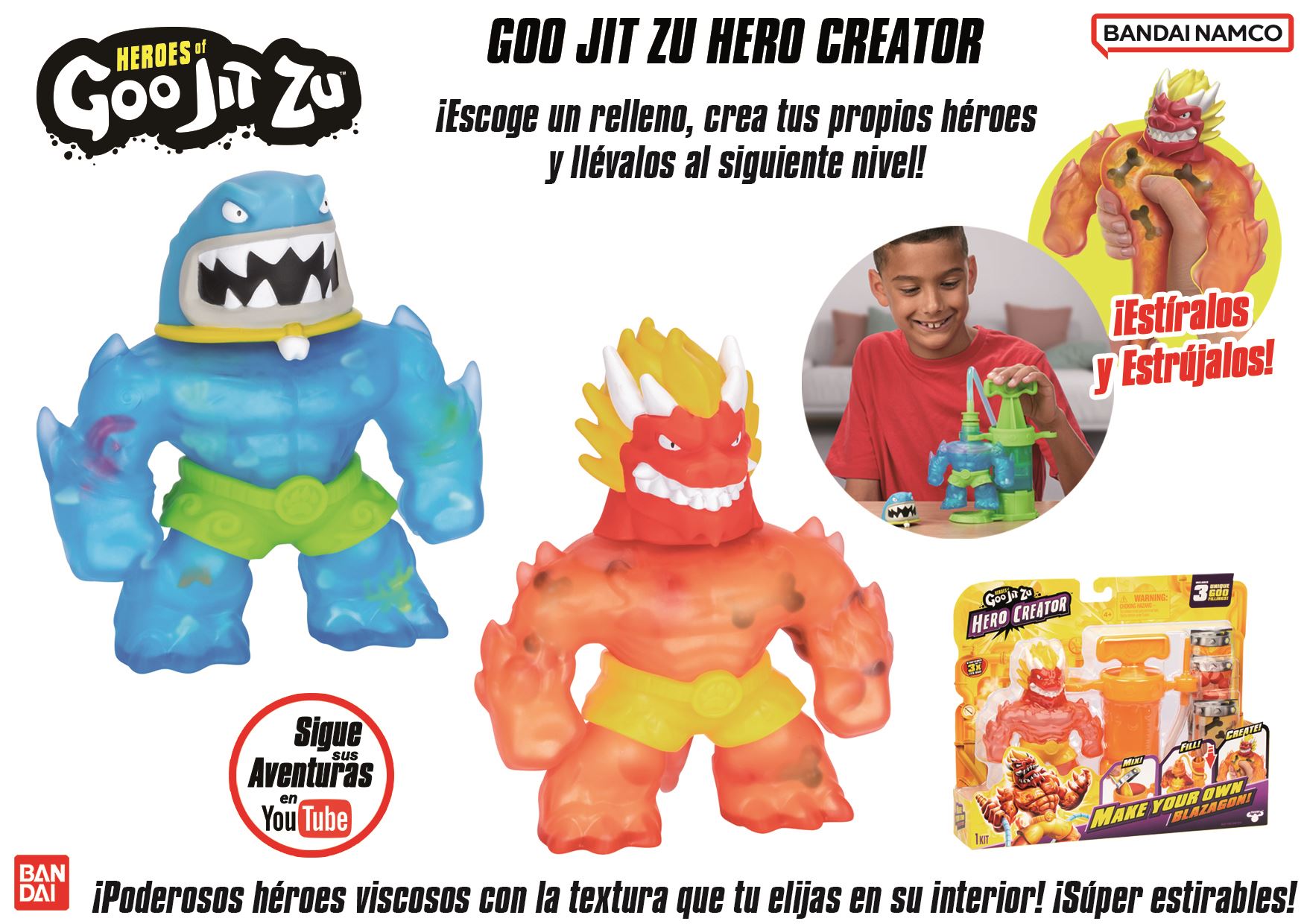 goo jit zu hero creator  ( bandai - co42784)