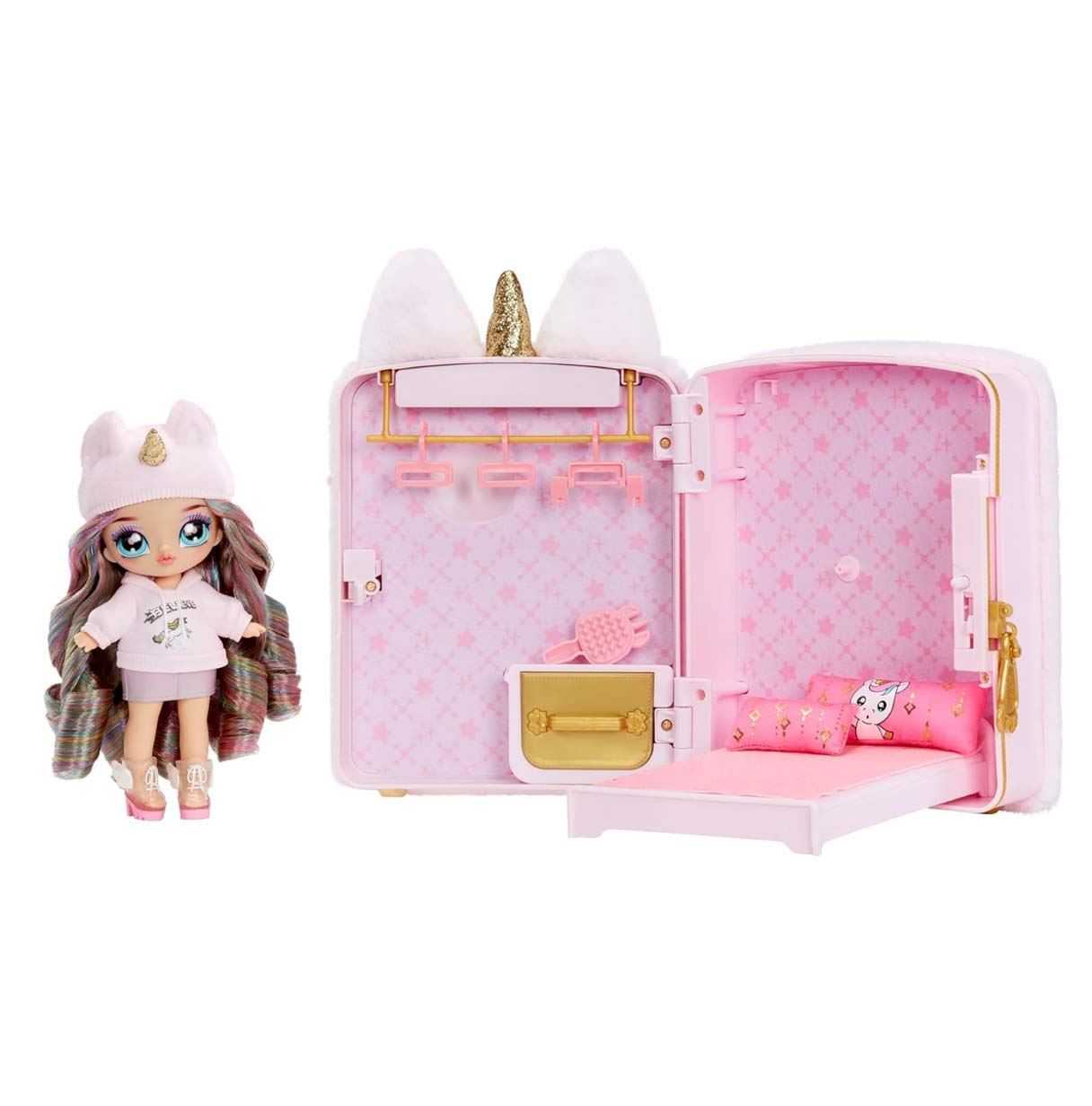 na na na surprise 3 en 1 playset bedroom ( mga - 592358euc)