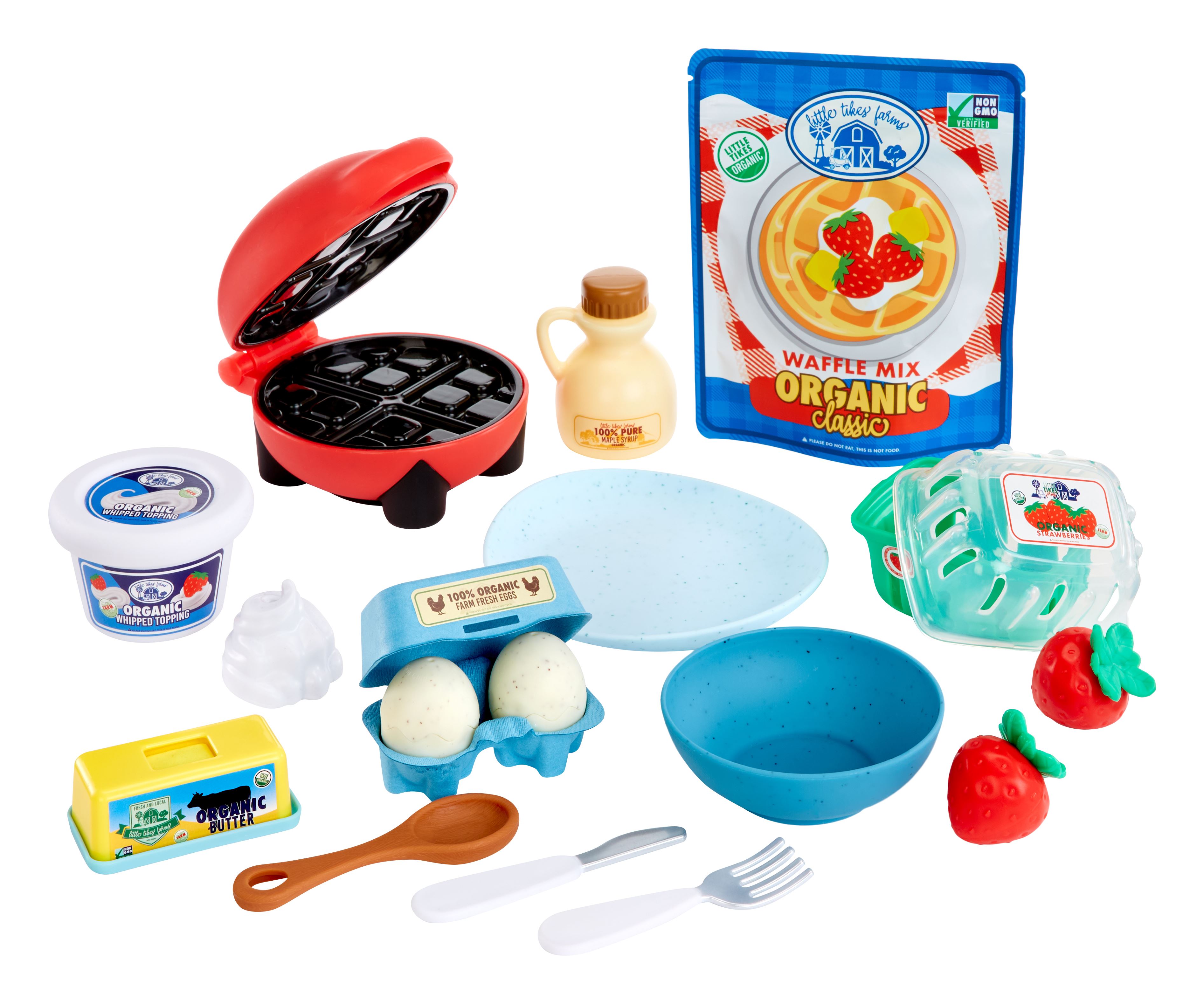 little tikes creative chefs waffles kit (mga - 639685euc)