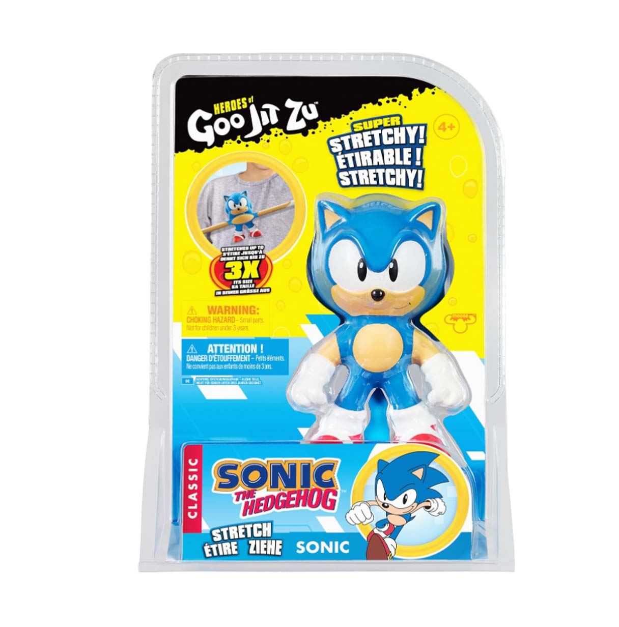 goo jit zu figura sonic the hedgehog ( bandai - co42744)