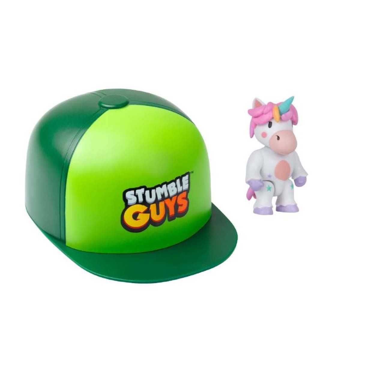 stumble guys pack gorra figura accion 7,5 cm sorpresa( bizak - 64113700)