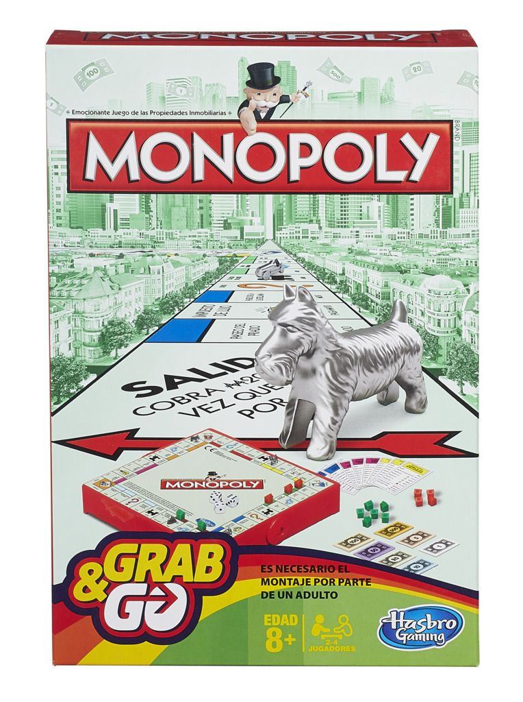 monopoly viaje (hasbro - b1002105)