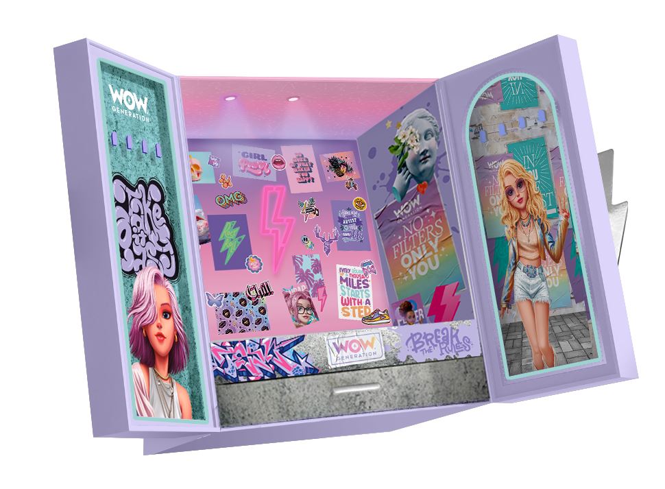 wow generation joyero con luces (kids licensing - wow00115)