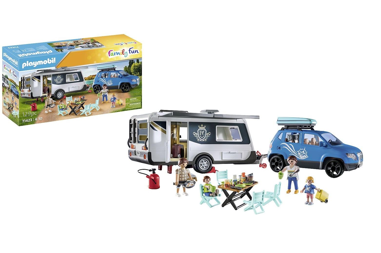 playmobil caravana con coche (71423)