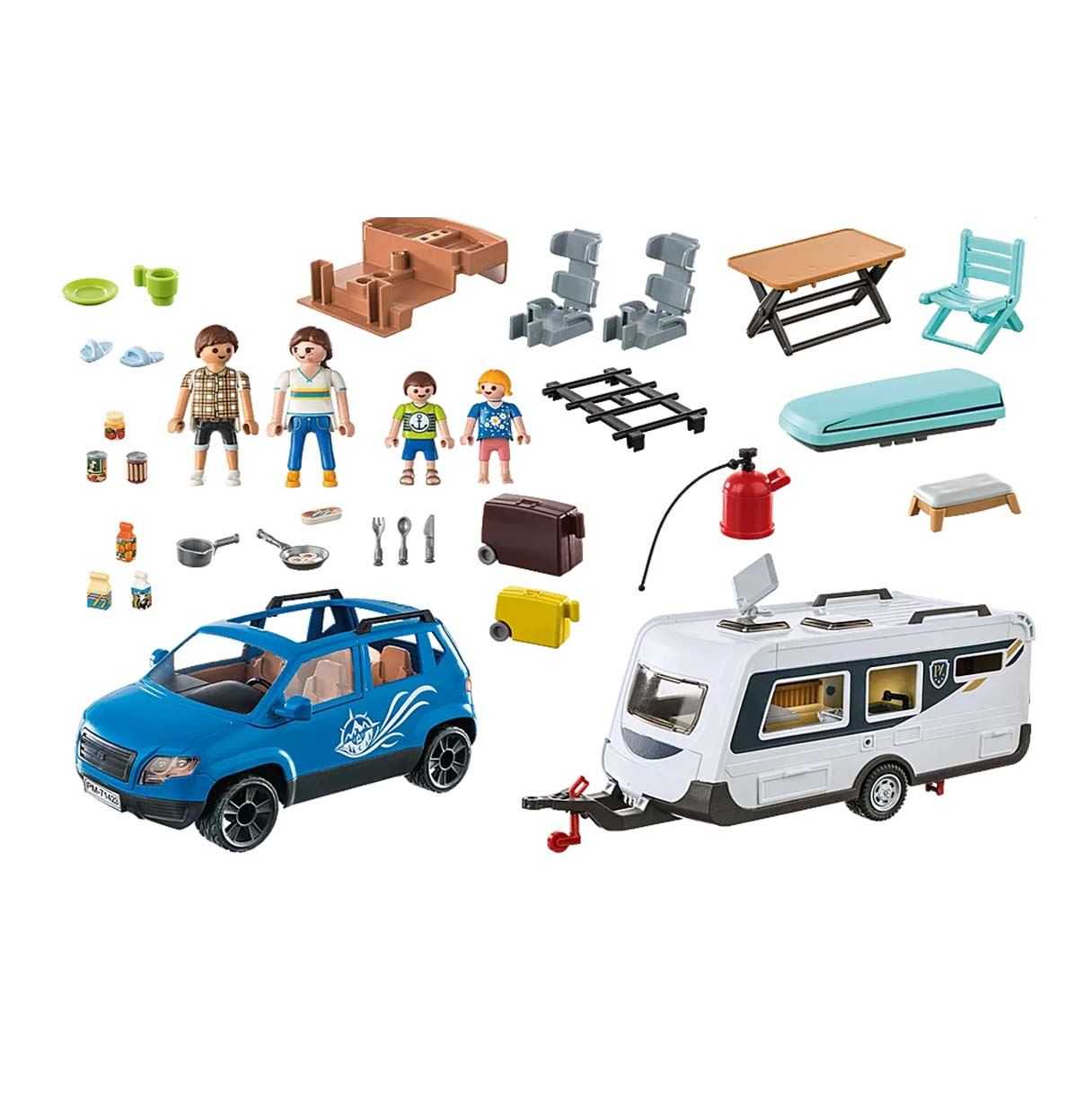 playmobil caravana con coche (71423)