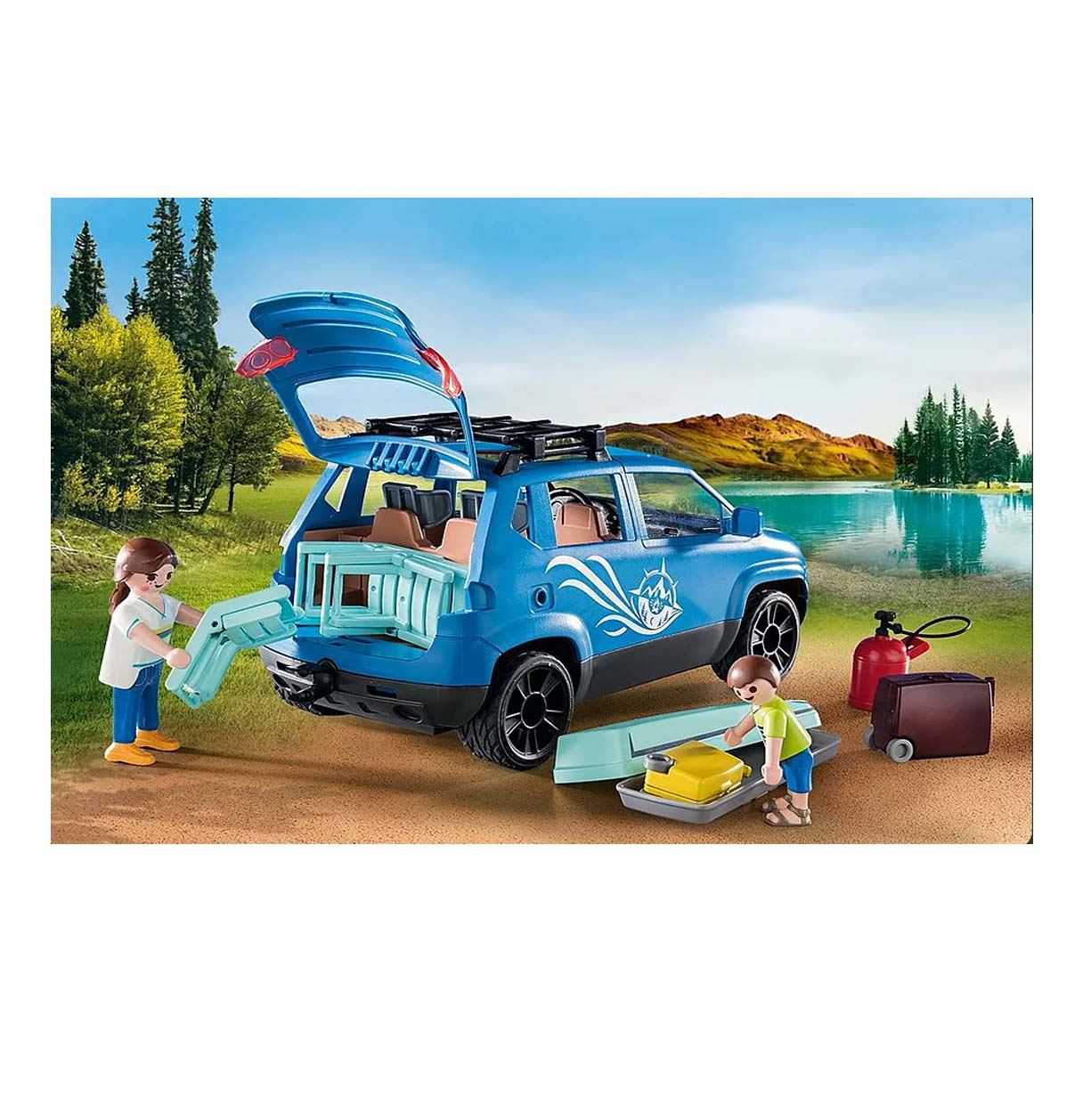 playmobil caravana con coche (71423)