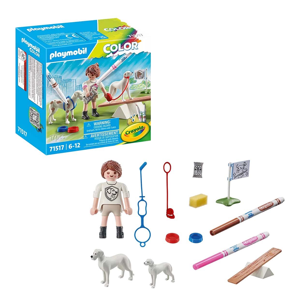 playmobil adiestramiento de perros (71517)