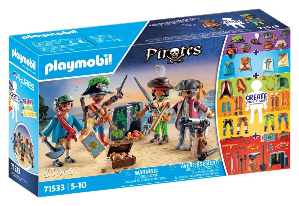 playmobil my figures piratas ( 71533 )