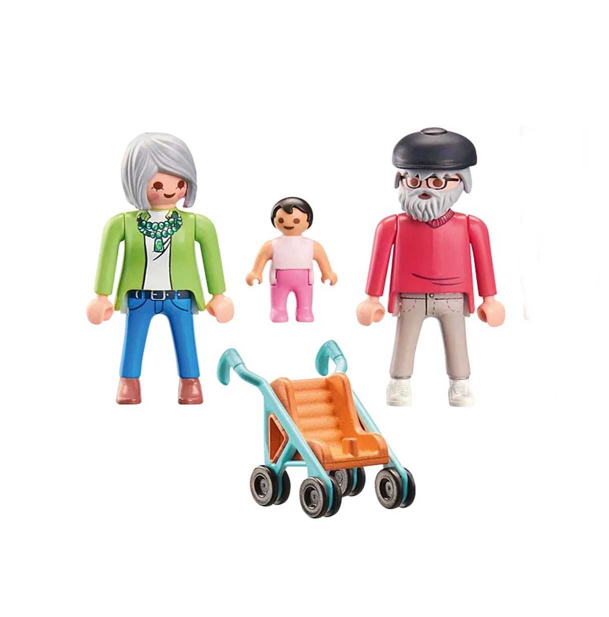 playmobil abuelos y bebe ( 71613 )