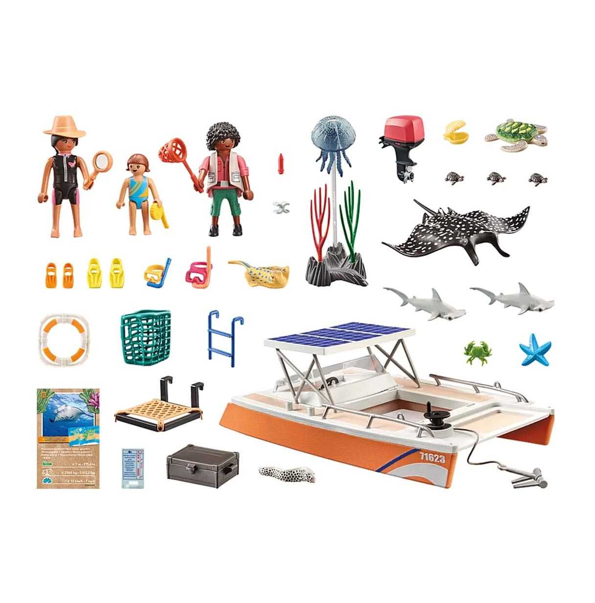 playmobil plataforma analisis arrecife (71623)