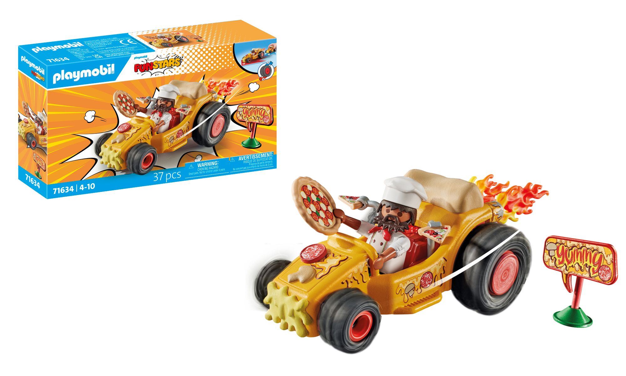 playmobil racing pizza ( 71634)