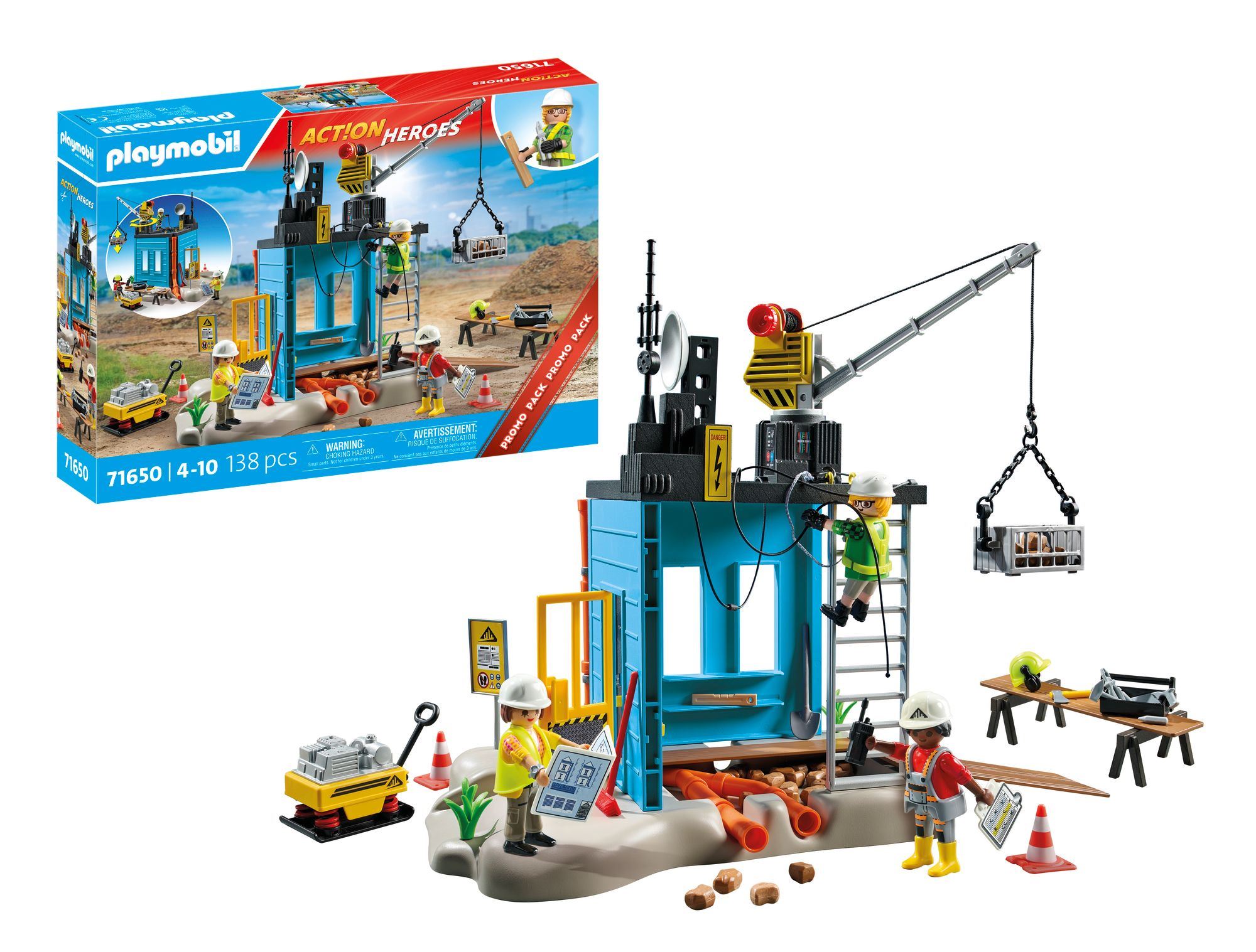 playmobil promo pack construccion ( 71650 )