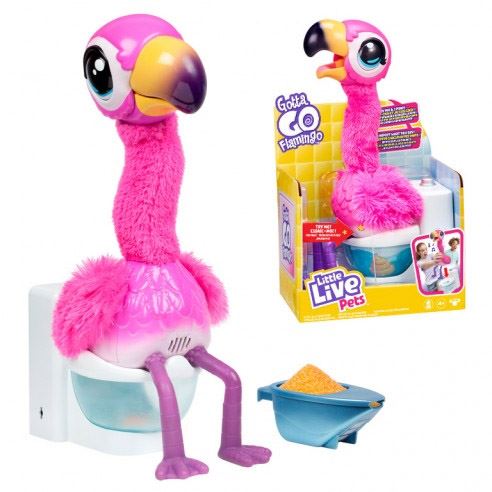 little live pets flamingo the poop (famosa - lpg00000)