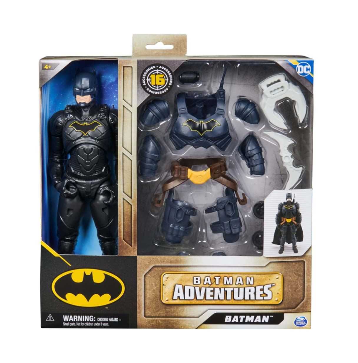 batman figura 30 cm deluxe batman ( spin master - 6067399)