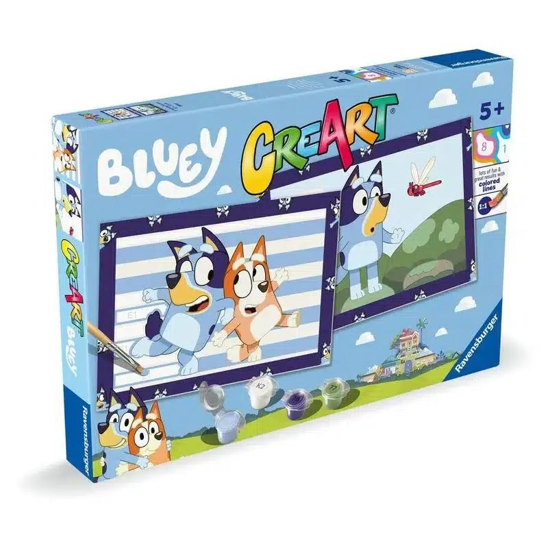 creart serie junior 2 x bluey ( ravensburger -  23961)