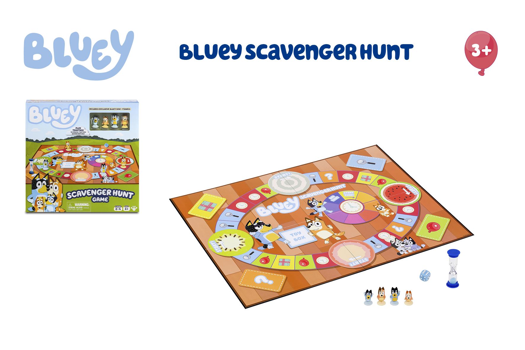 bluey juego scavenger hunt ( famosa - egb01000)