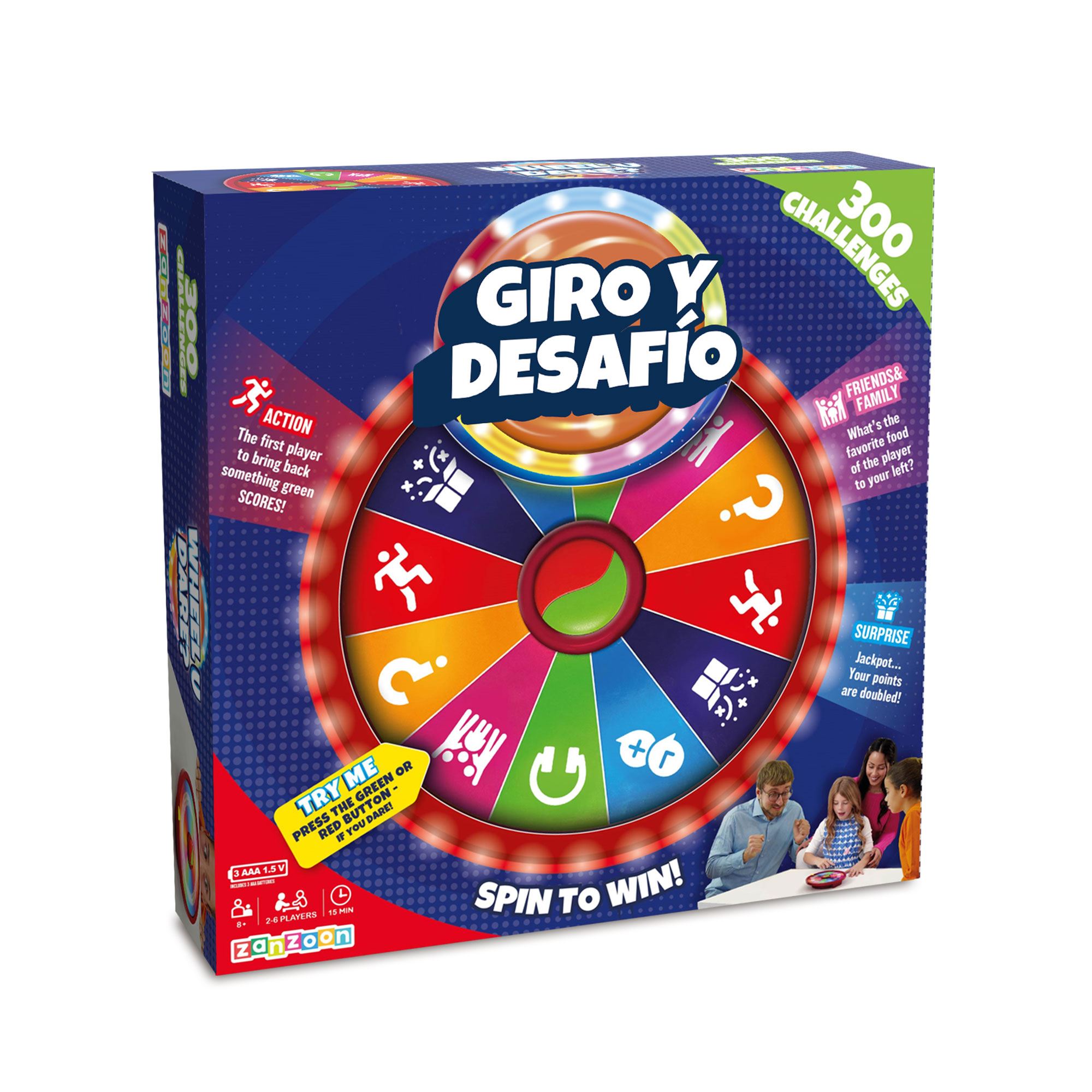 giro y desafio ( famosa - whe01000 )