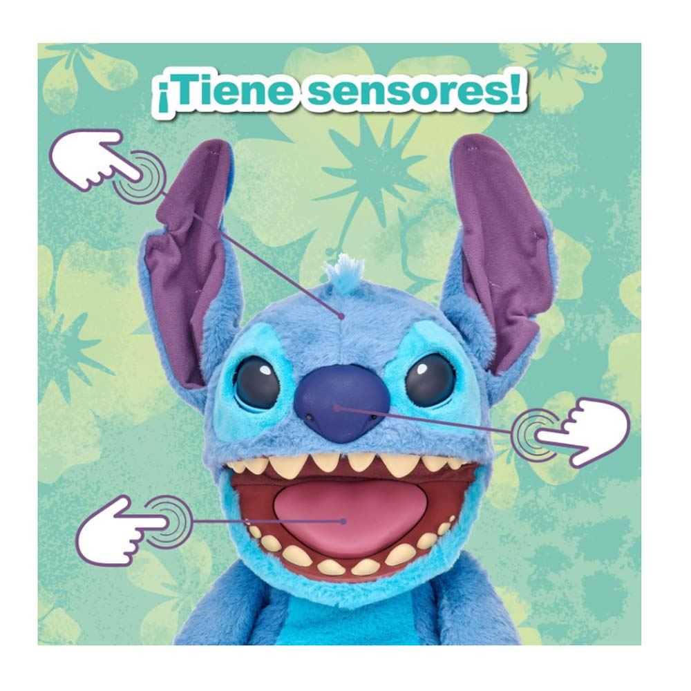 stitch disney real fx puppet ( famosa - ttc29000)