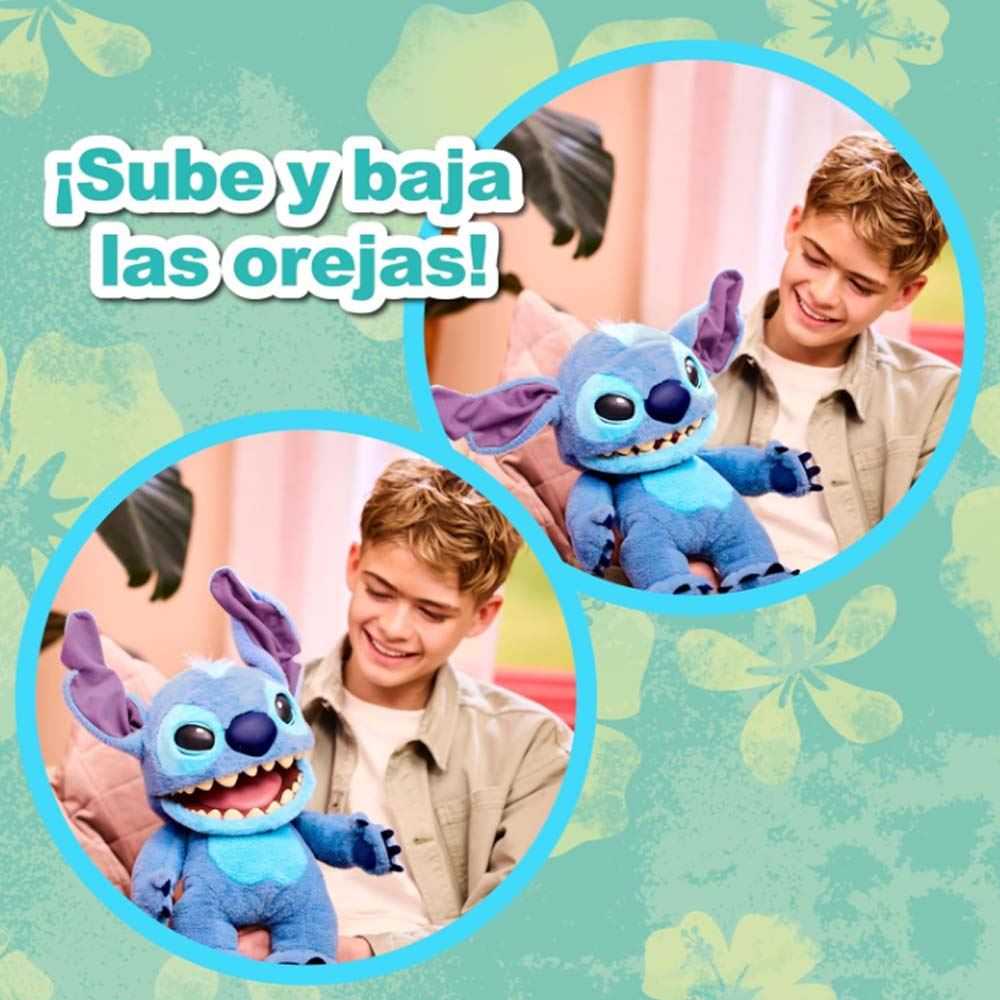 stitch disney real fx puppet ( famosa - ttc29000)