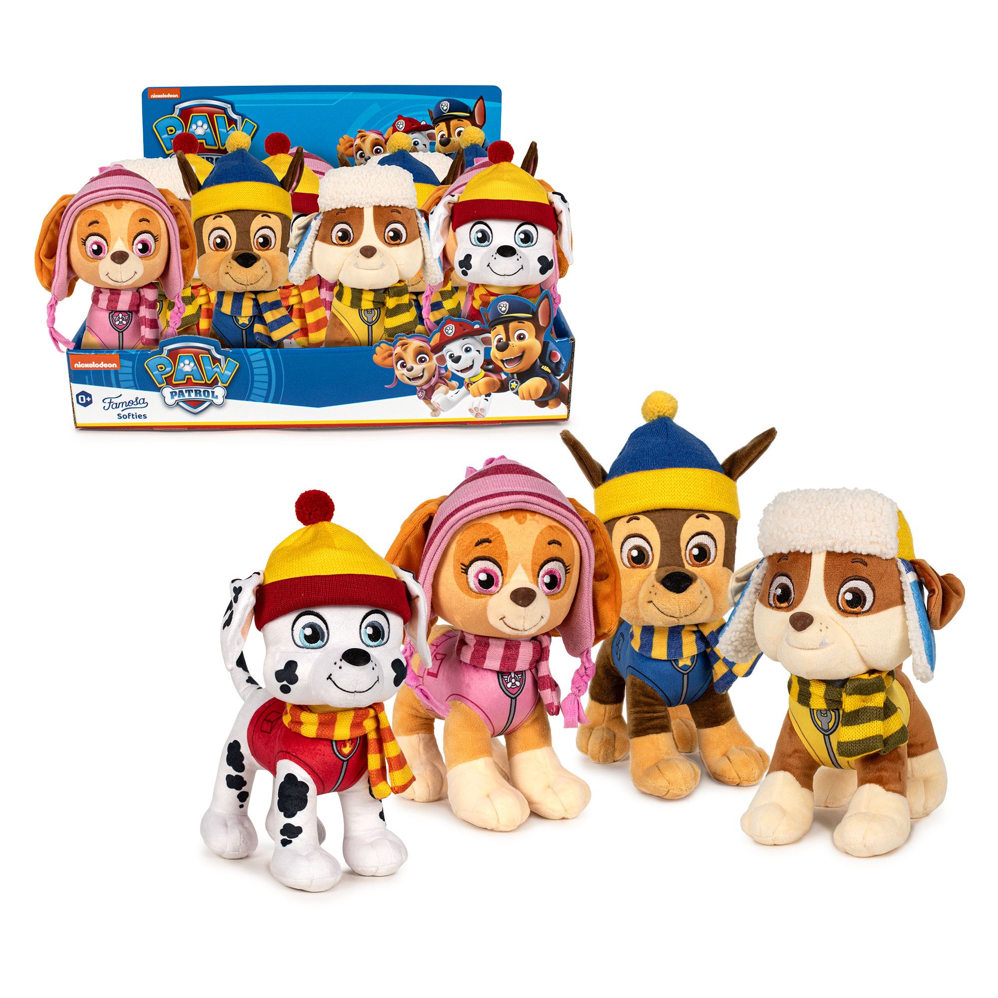 peluche paw patrol invierno 20 cm surtidos ( famosa - 760023917)