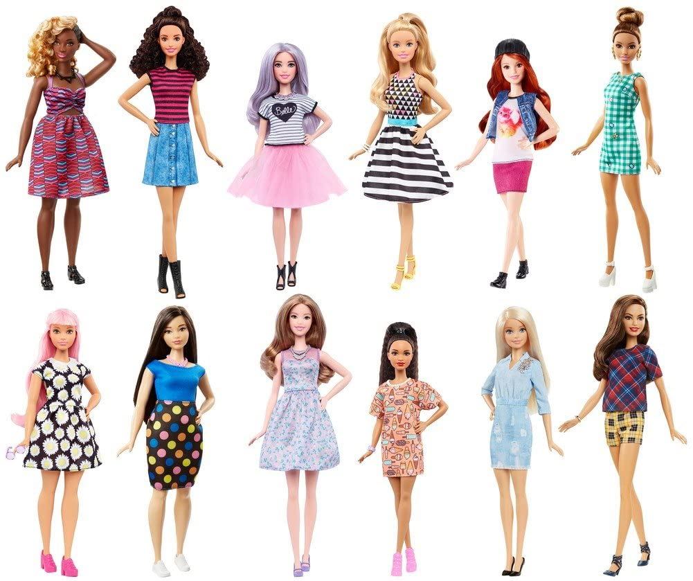 barbie fashionista surtidas ( mattel - fbr37)