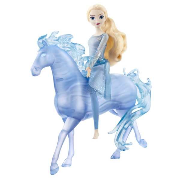 disney frozen muÑeca elsa y nokk (mattel - hlw58)