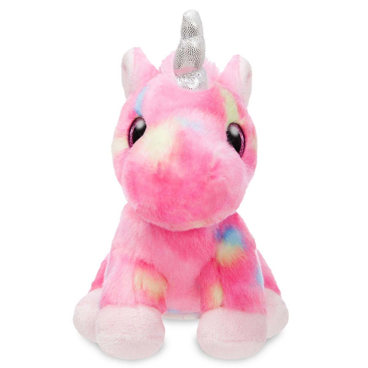 peluche unicornio rosa multicolor 18 cm  (apex - 60866)