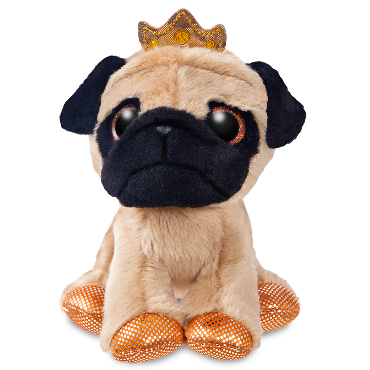 peluche perro pug 18 cm ( apex - 60879)