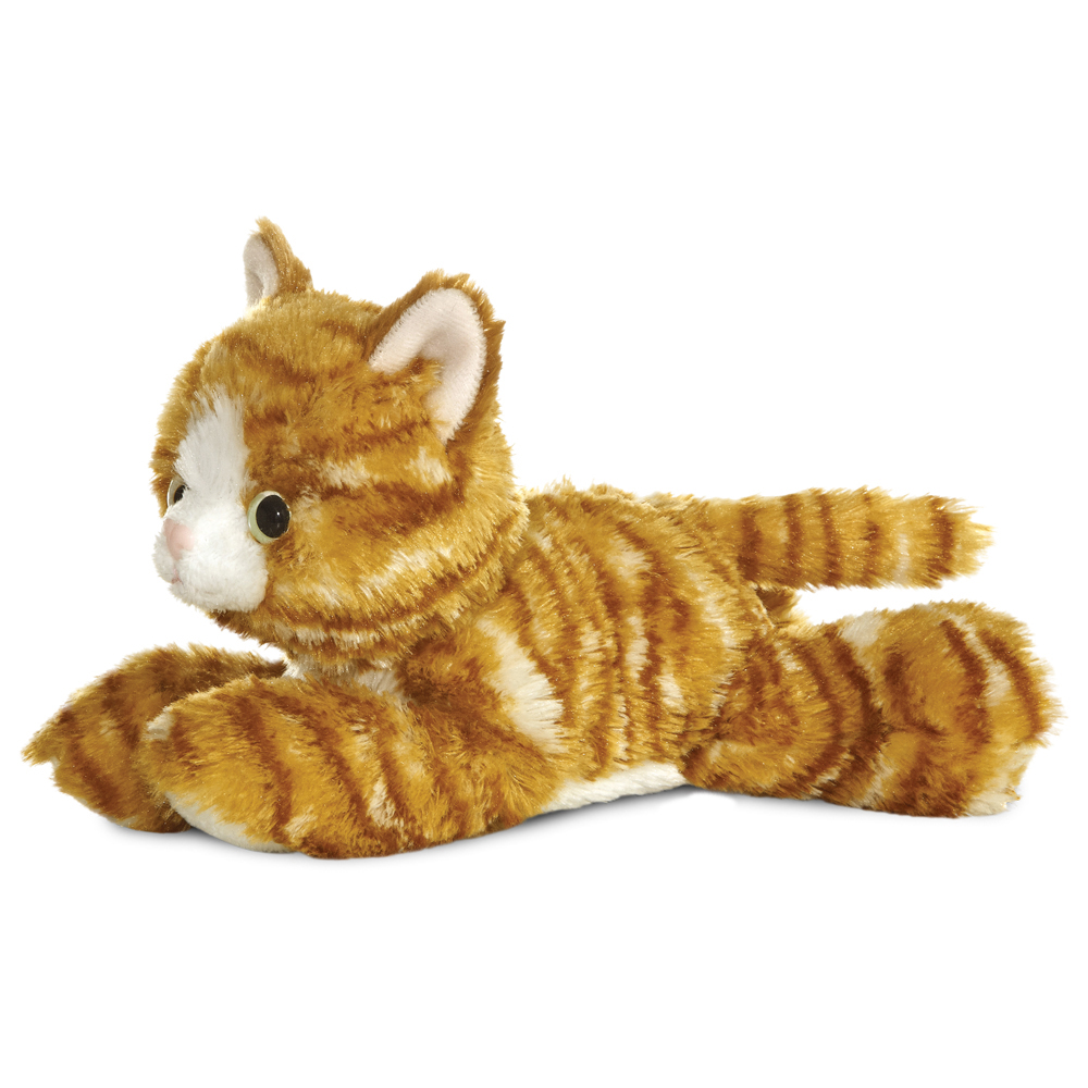 peluche gato naranja 21 cm (apex - 31277)