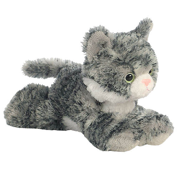 peluche mini flopsie gato gris 21 cm (apex - 31713)