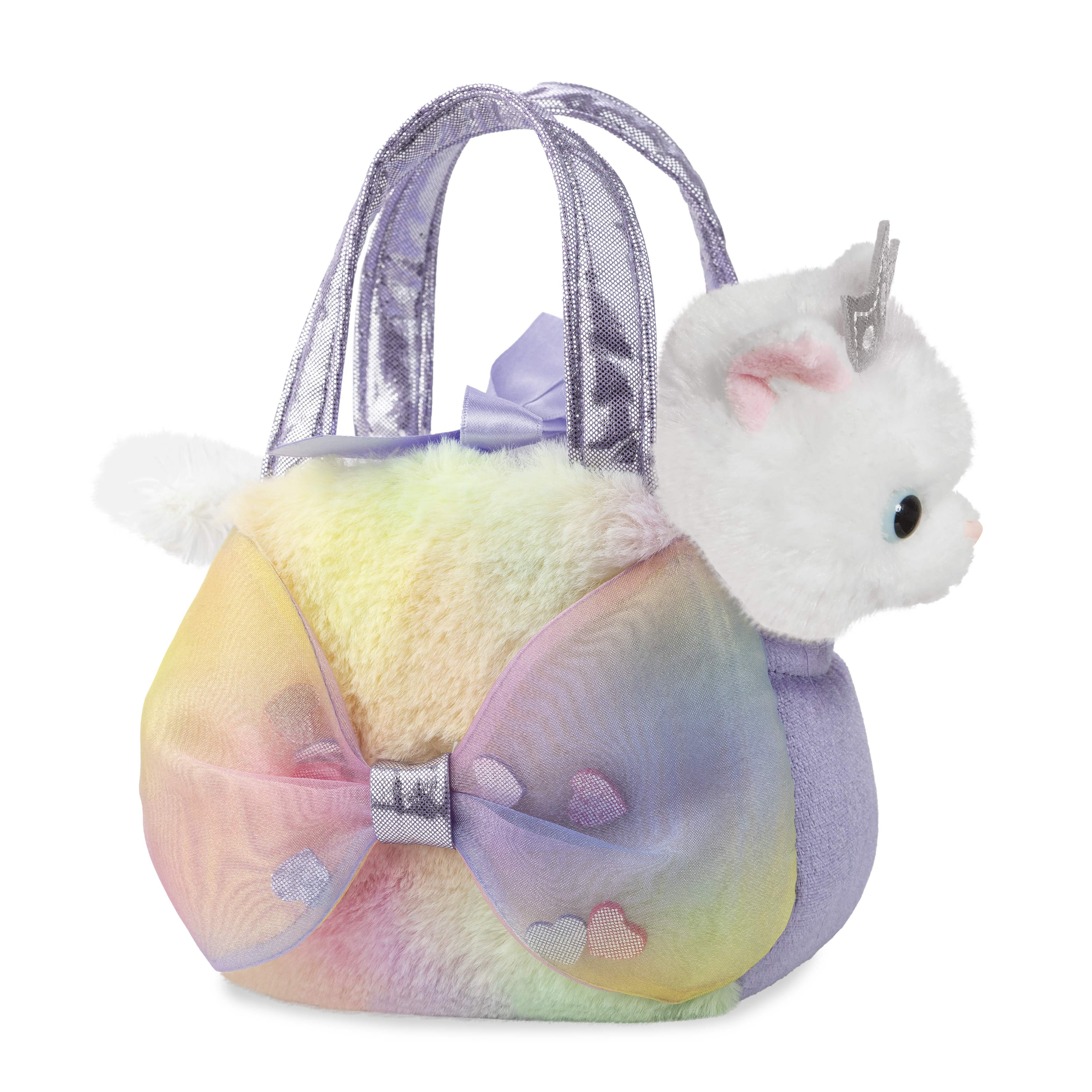 peluche fancy pals bolso gato princesa 21 cm ( apex - 61539)