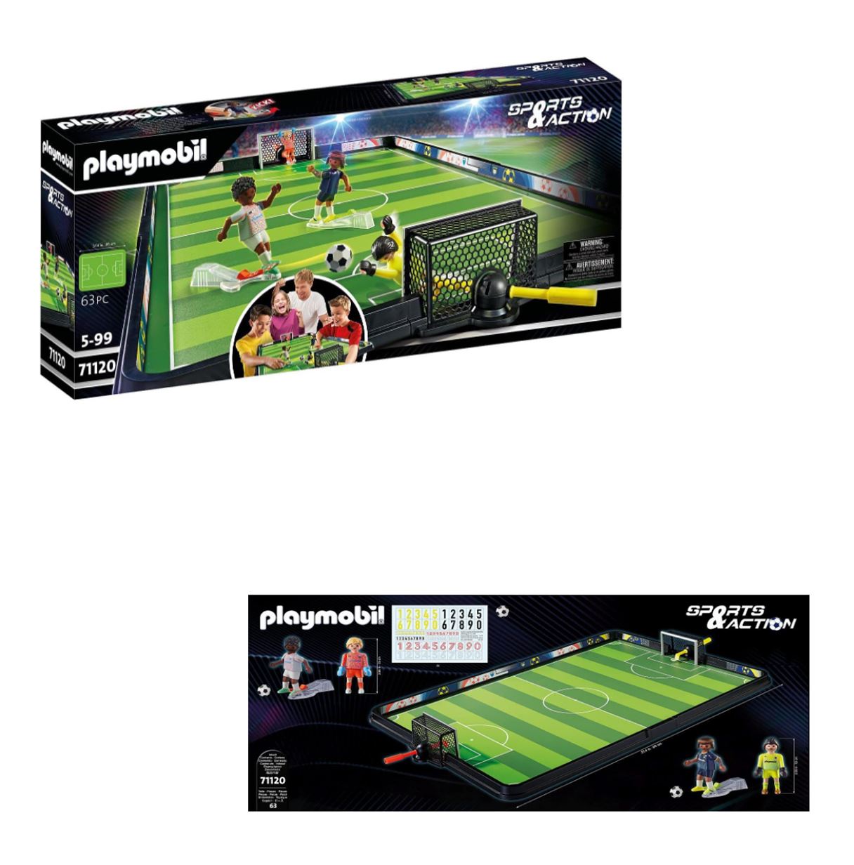 playmobil campo de futbol ( 71120)