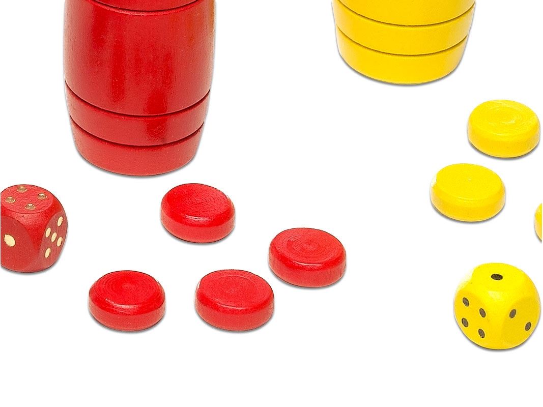 parchis oca tablero madera