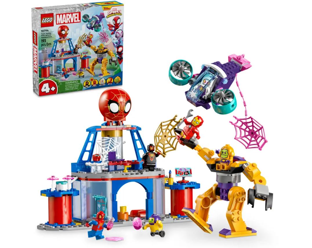 lego marvel cuartel general spidey ( 10794)