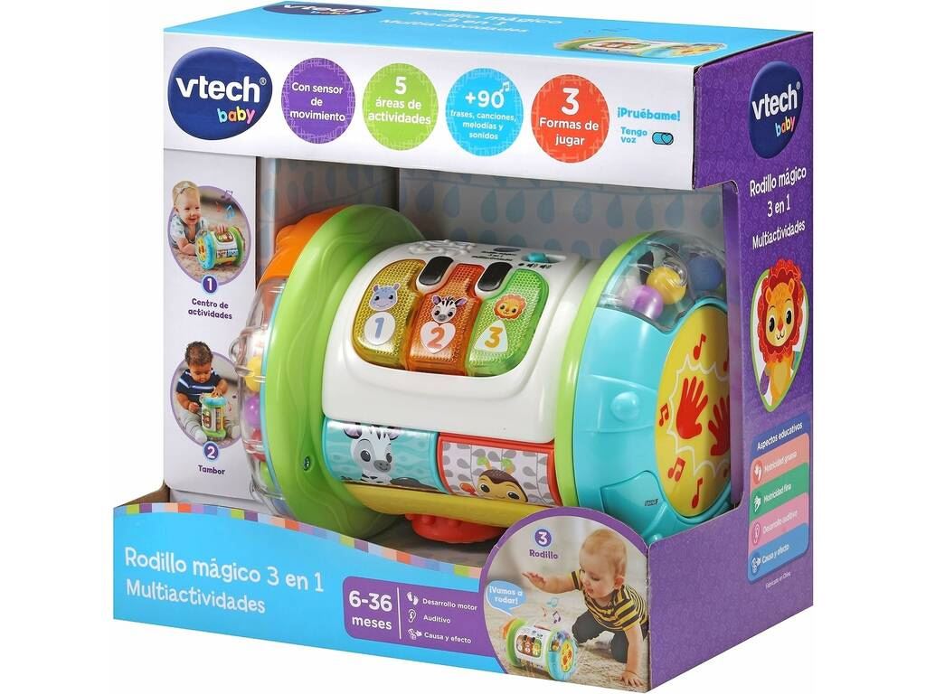 vtech rodillo magico 3 -1 multiactivides ( 562622)