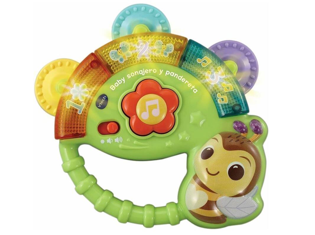 vtech baby sonajero y pandereta abejita (558622)