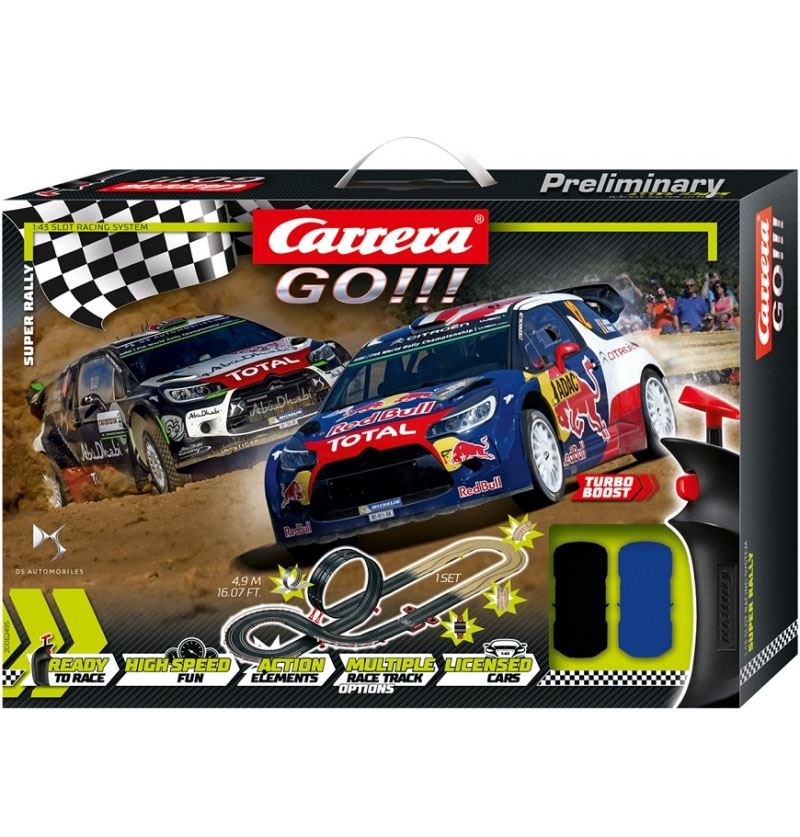 carrera circuito super rally 4,9 metros (soldatoys - 62495)