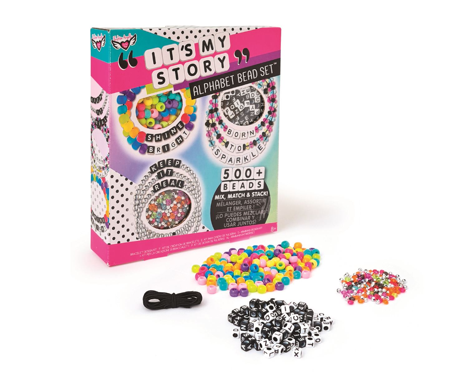 crayola creations set pulseras historia (f12432)