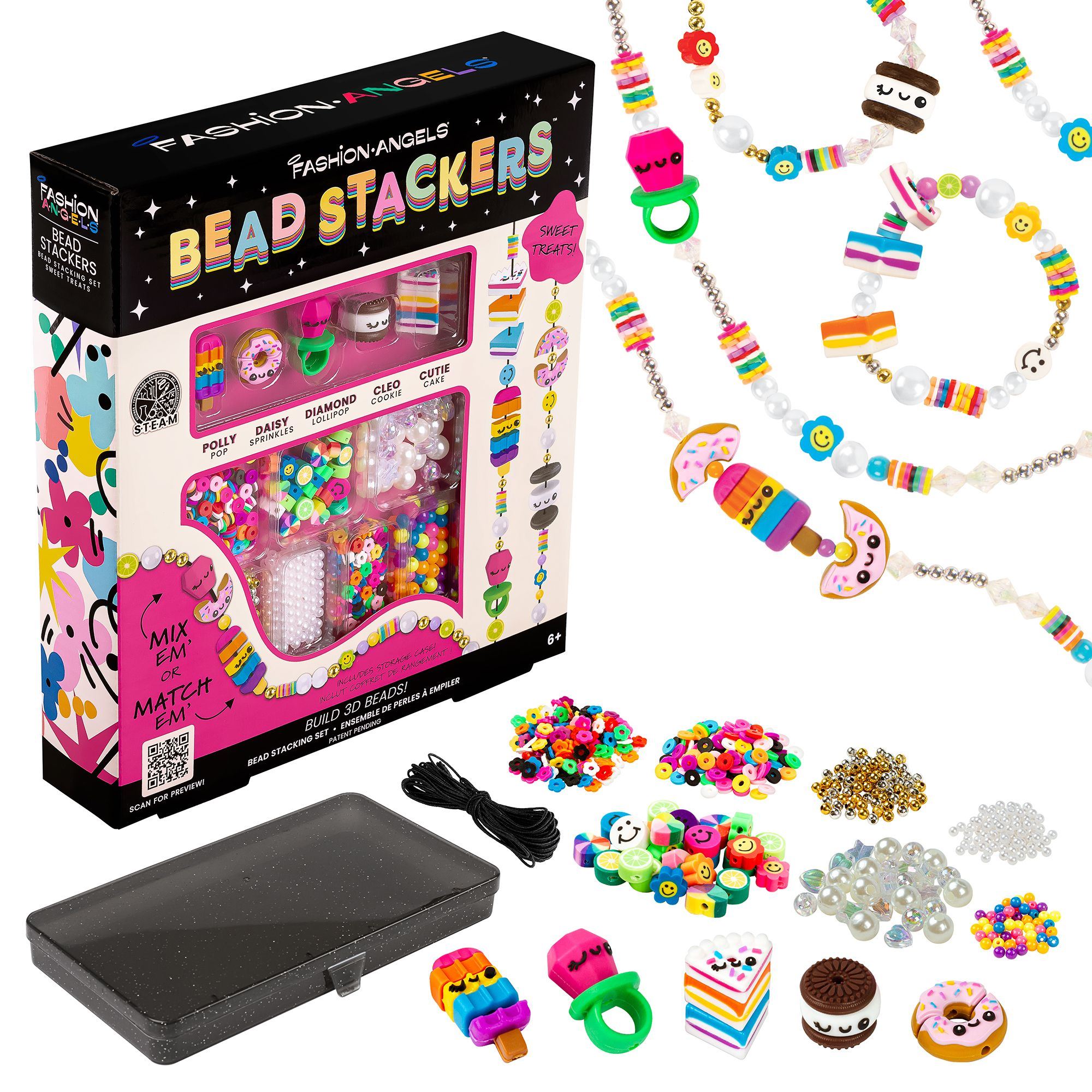 crayola beads pegatinas 3d ricos dulces (f13237)