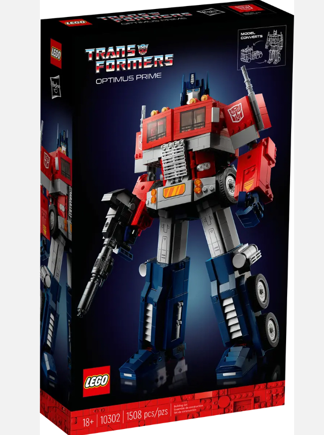 lego icons transformers optimus prime ( 10302 )