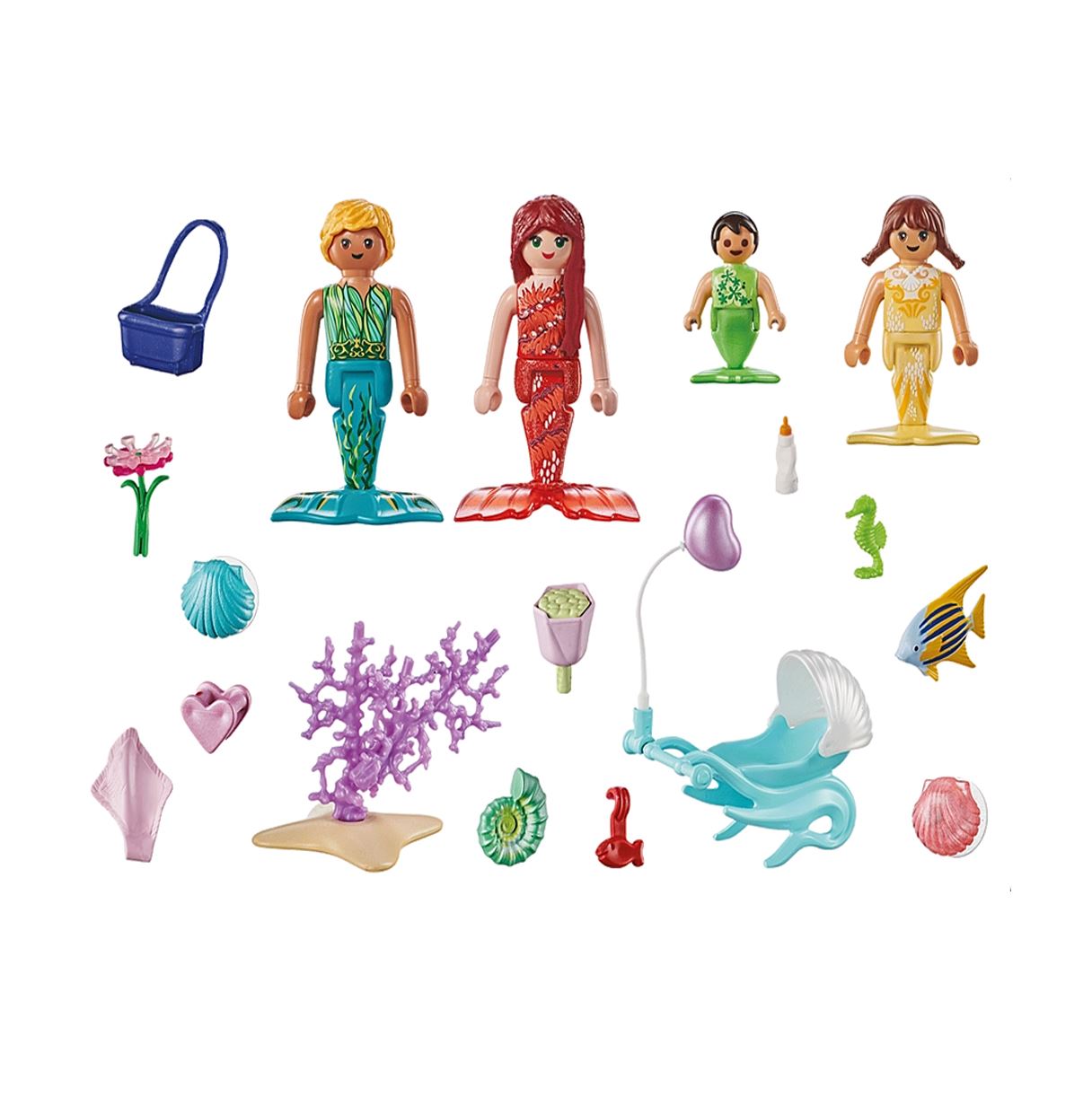 playmobil starter familia de sirenas (71469)