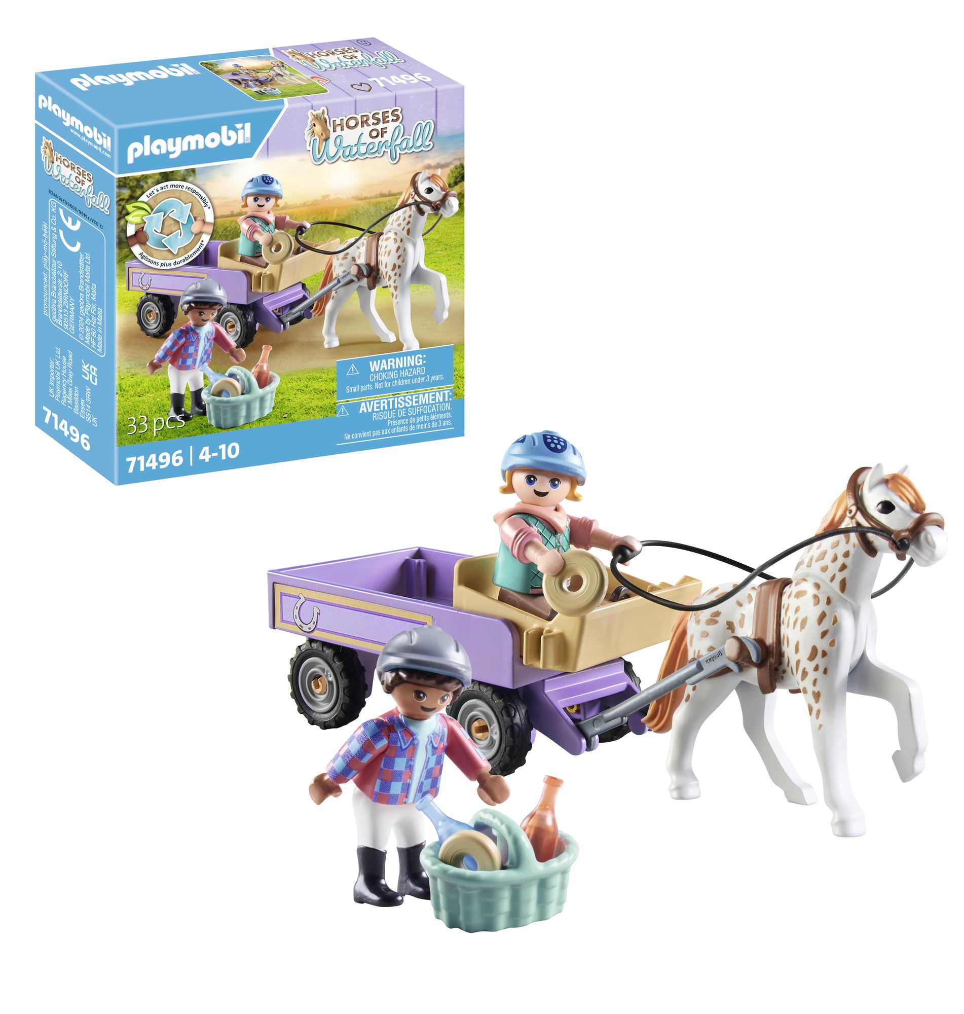 playmobil carruaje con poni ( 71496)