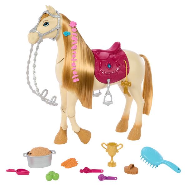 barbie caballo con sonidos ( mattel -  hxj42)