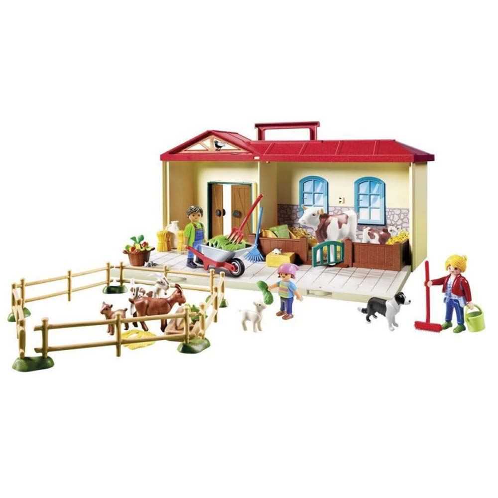 playmobil country granja maletin (71714)